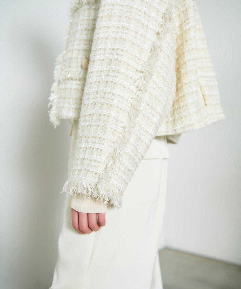 GRACE CONTINENTAL フリンジドルマンジャケット 