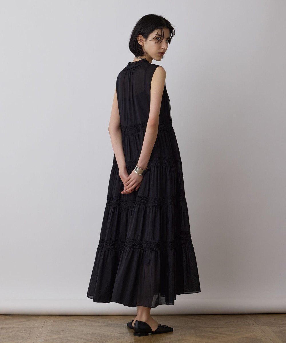 GRACE CONTINENTAL ティアードマキシカフタンワンピース 