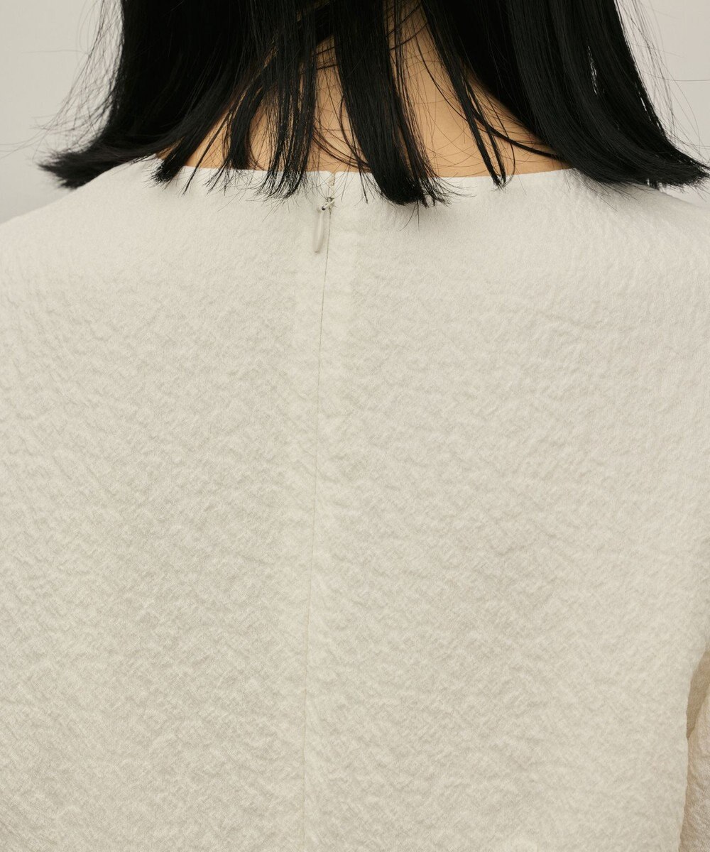 GRACE CONTINENTAL オーガンジージャガードトップ 