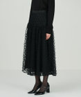 GRACE CONTINENTAL チュールリボン刺繍スカート