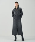 GRACE CONTINENTAL デニムドロストスリットワンピース