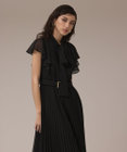 GRACE CONTINENTAL ボウタイプリーツドレス