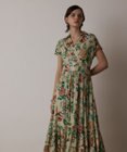 GRACE CONTINENTAL アンティークフラワープリントワンピース