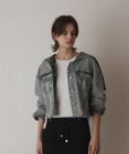 ★美品❢グレースコンチネンタル　Gジャン　ライトアウター フードジップデニムジャケット / GRACE CONTINENTAL | GRACE