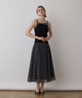 GRACE CONTINENTAL ドットオパールスカート