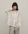 GRACE CONTINENTAL パネル刺繍シャツ