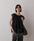 GRACE CONTINENTAL チュールタックノースリーブ