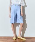 GRACE CONTINENTAL リネンタッチハーフパンツ