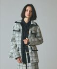 GRACE CONTINENTAL トリミングツイードショートコート