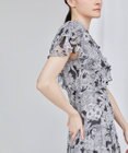 22AW♡グレースコンチネンタル オーナメントフリルワンピース 36 総柄 22AW♡グレースコンチネンタル オーナメントフリルワンピース 36