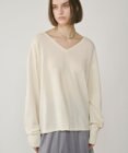 GRACE CONTINENTAL ウールVネックニットトップ