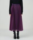 GRACE CONTINENTAL ラメプリーツスカート