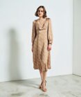 GRACE CONTINENTAL バックシャンリップドレス