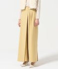 GRACE CONTINENTAL レイヤードタックワイドパンツ
