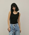 GRACE CONTINENTAL テレコノースリーブトップ