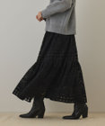 GRACE CONTINENTAL レースティアードスカート