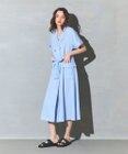 GRACE CONTINENTAL リネンタッチミリタリードレス