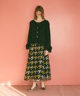 GRACE CONTINENTAL 千鳥刺繍チュールスカート