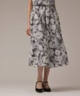 GRACE CONTINENTAL アンティークフラワータックスカート