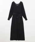 GRACE CONTINENTAL ニットブラックドレス