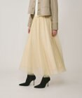 GRACE CONTINENTAL ラメチュールスカート