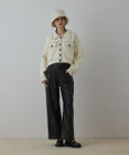 GRACE CONTINENTAL ステッチニットジャケット