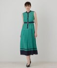 GRACE CONTINENTAL モノグラムマリンワンピース