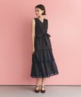 GRACE CONTINENTAL カットワークembドレス