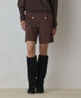 GRACE CONTINENTAL ダブルボタンショートパンツ