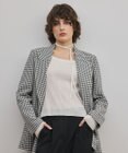 GRACE CONTINENTAL ギンガムダブルジャケット