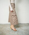 GRACE CONTINENTAL パームモチーフカーゴスカート