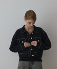 GRACE CONTINENTAL ステッチニットジャケット