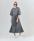 GRACE CONTINENTAL リネンデニムライクワンピース