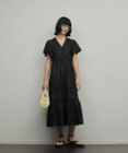 GRACE CONTINENTAL カットワーク刺繍ワンピース