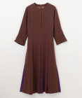 GRACE CONTINENTAL バイカラーラインドレス