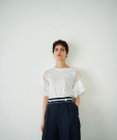 GRACE CONTINENTAL シアーフレアスリーブトップ