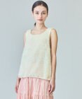 GRACE CONTINENTAL チュールフェザータンクトップ