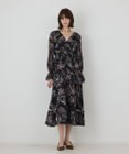 GRACE CONTINENTAL ペイズリーカシュクールワンピース