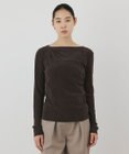 GRACE CONTINENTAL フロッキードレープトップス