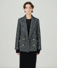 GRACE CONTINENTAL ラメループツイードジャケット