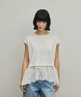 GRACE CONTINENTAL ヘムembカットトップ