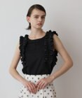 GRACE CONTINENTAL フリルカットトップ