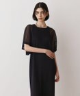 GRACE CONTINENTAL メッシュレイヤードワンピース