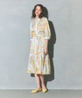 GRACE CONTINENTAL キカヨットプリントワンピース