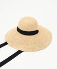 GRACE CONTINENTAL MAISON N.H Parisラフィアリボンハット