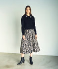 GRACE CONTINENTAL オーナメントジャガードスカート