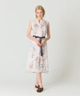 GRACE CONTINENTAL ドローイングキャットワンピース