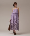 GRACE CONTINENTAL カットワークマキシドレス