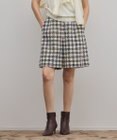 GRACE CONTINENTAL ツイードショートパンツ