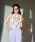 GRACE CONTINENTAL - 美品　GRACE CONTINENTAL ベルトモチーフボウタイノースリーブ シアーボウタイノースリーブ / GRACE CONTINENTAL | GRACE